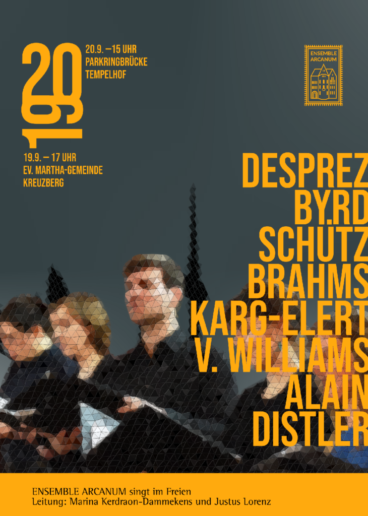 Konzertplakat Ensemble ARCANUM Herbst 2020